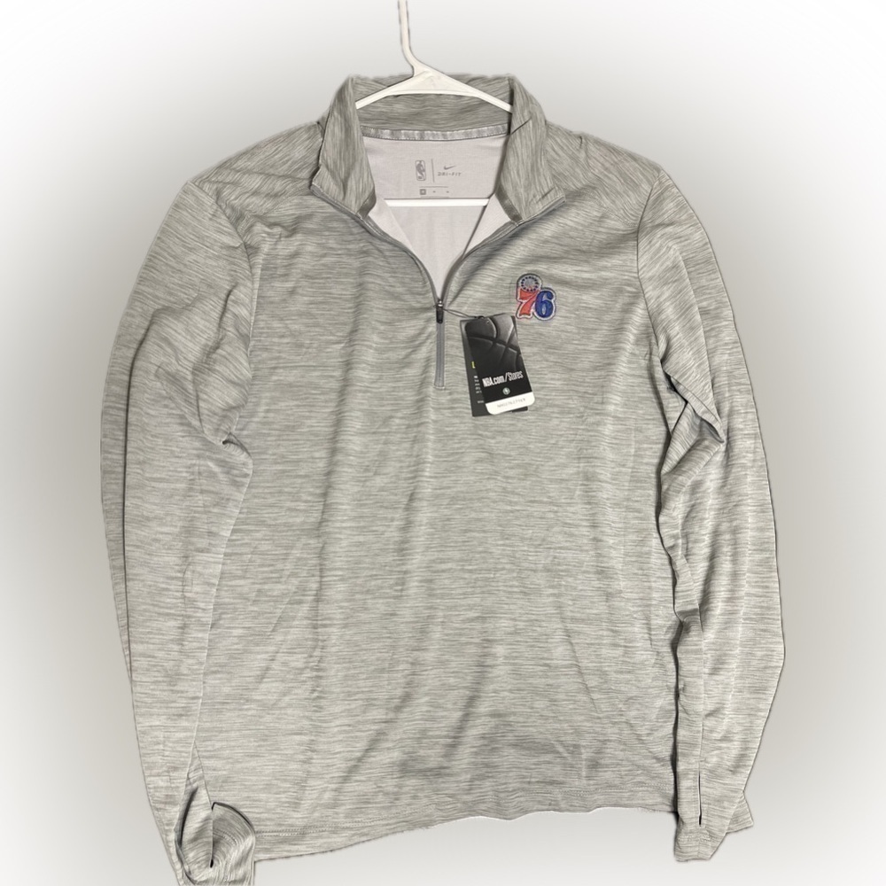 NWT Nike Phillidalphia 76ers Dri Fit Pullover